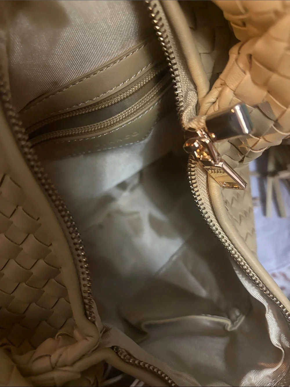 Anthropologie Woven Fringe Hobo Bag in Mustard Yellow